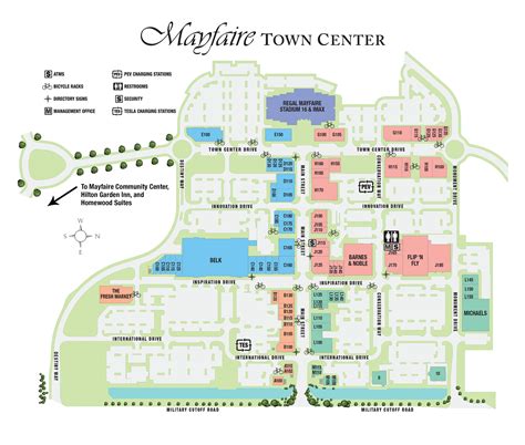 mayfair mall directory map.